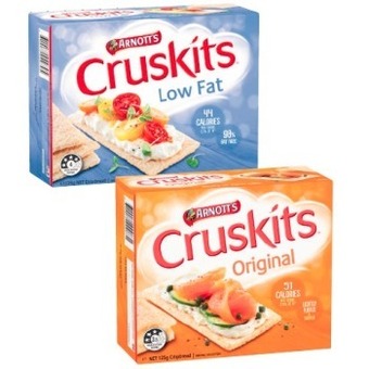Coles Arnott's cruskits crispbread 125g offer