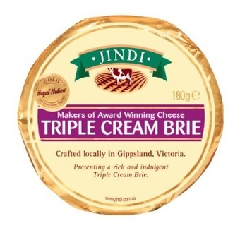 Coles Jindi triple cream brie 180g offer