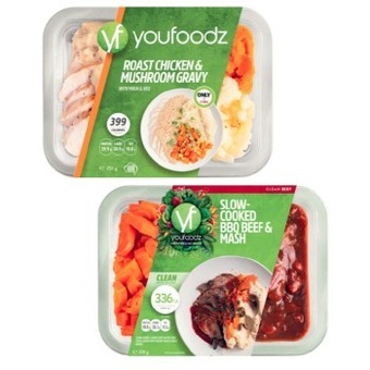 Coles Youfoodz regular meals 300g-350g offer