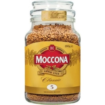 Coles Moccona freeze dried instant coffee 200g offer
