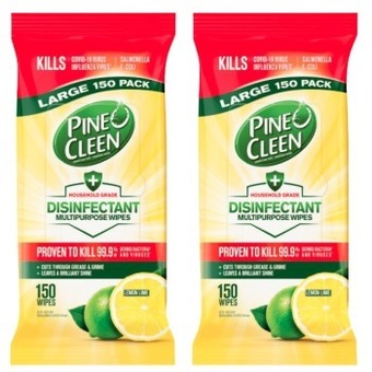 Coles Pine o cleen disinfectant wipes 150 pack offer