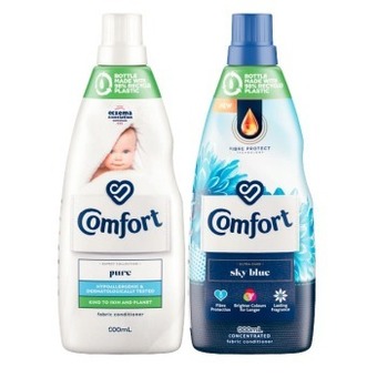 Coles Comfort fabric conditioner 900ml offer
