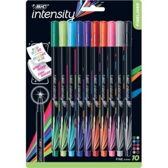 Coles Bic intensity fineliner assorted 10 pack offer