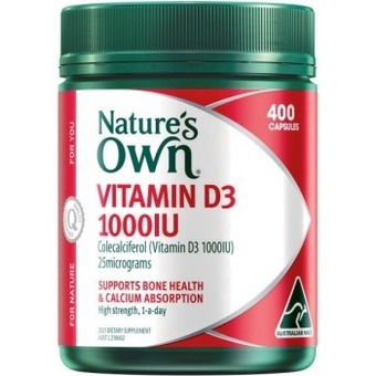 Coles Nature’s own vitamin d3 1000iu 400 pack offer