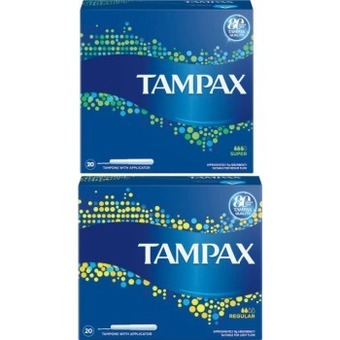 Coles Tampax tampons with applicator regular or super 20 pack offer