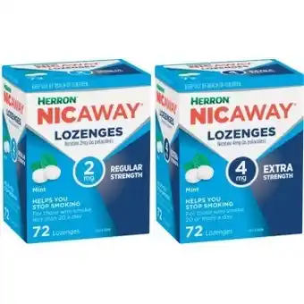 Herron nicaway lozenges 72 pack