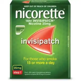 Coles Nicorette invisipatch 7 pack offer