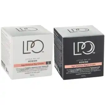 Coles Lpo rewind age defence night cream or day cream spf15 50ml offer