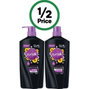 Woolworths Sunsilk shampoo or conditioner 700ml offer