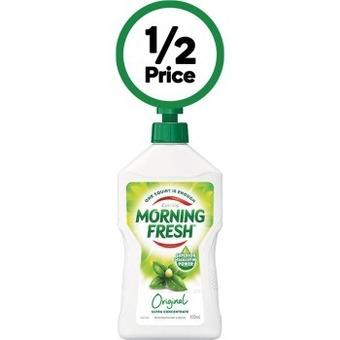 Woolworths Morning fresh dishwashing liquid 400ml offer