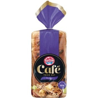 Woolworths Tip top café raisin bread thick 650g offer