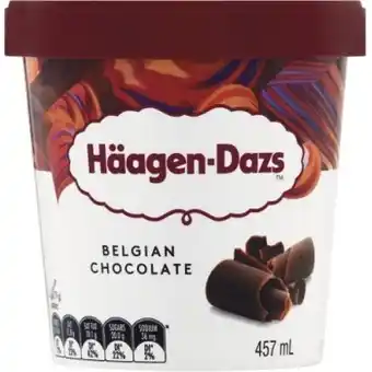 Woolworths Haagen dazs ice cream 457ml offer