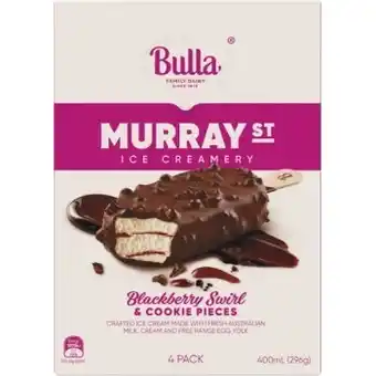 Woolworths Bulla murray street 400ml pk 4 offer