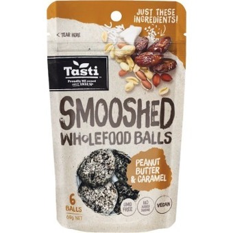 Woolworths Tasti smooshed or fruit & veg balls 58-69g – from the health food aisle offer