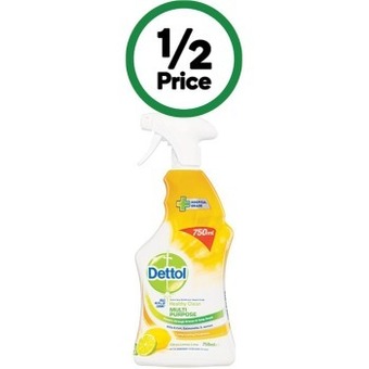 Woolworths Dettol multipurpose triggers 750ml offer