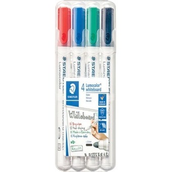 Woolworths Staedtler lumocolor whiteboard markers pk 4 offer