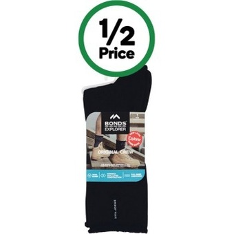 Bonds men’s explorer socks pk 1