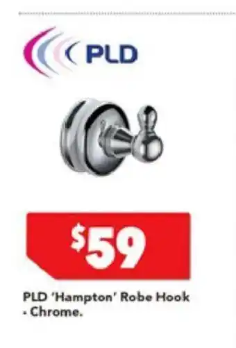 Harvey Norman PLD 'Hampton' Robe Hook - Chrome offer