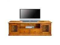 LivingStyles Alford Pine Timber 2 Door 2 Drawer YV Unit, 190cm offer