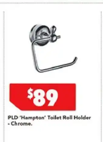 PLD 'Hampton' Toilet Roll Holder - Chrome