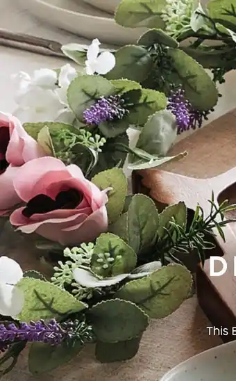 Target Easter Floral Garland offer