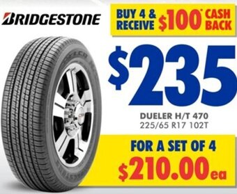 Bob Jane T-Marts Bridgestone Dueler H/T 470 offer