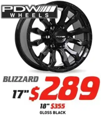 Bob Jane T-Marts PDW Wheels Blizzard 17" offer
