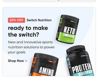 healthylife Switch nutrition offer