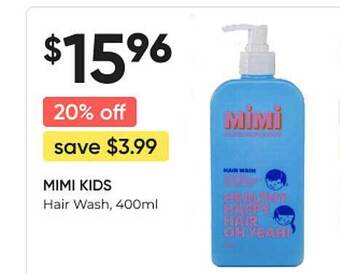 healthylife Mimi kids hair wash 400ml offer
