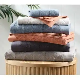 Spotlight Luxury living belmont towel range offer