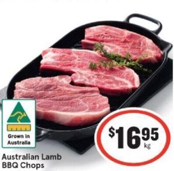 IGA Australian lamb BBQ chops offer