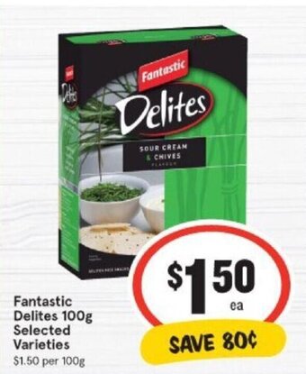 IGA Fantastic delites 100g offer