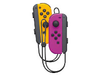 The Good Guys Nintendo Switch Joy-Con Pair - Neon Purple/ Orange offer