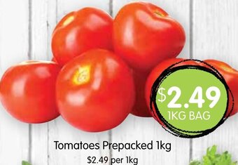 Spudshed Tomatoes prepacked 1kg offer