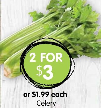 Spudshed Celery offer