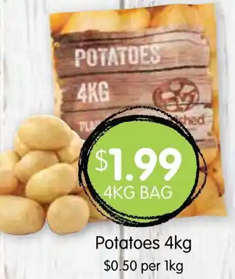 Spudshed Potatoes 4kg offer