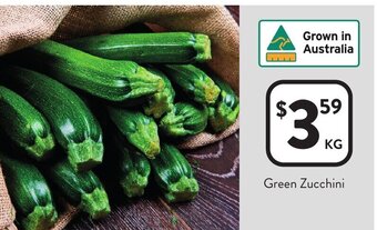 Foodworks Green Zucchini offer