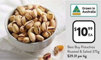 Best buy Pistachios roasted & salted 375g