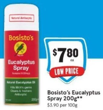 IGA Bosisto's eucalyptus spray 200g offer