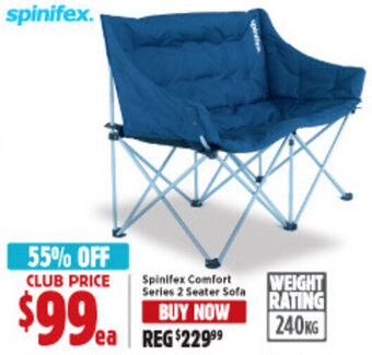Anaconda Spinifex comfort series 2 seater sofa offer
