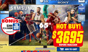 The Good Guys Samsung - 65" QN85A 4K UHD Neo QLED Smart Tv - QA65QN85AAWXXY offer
