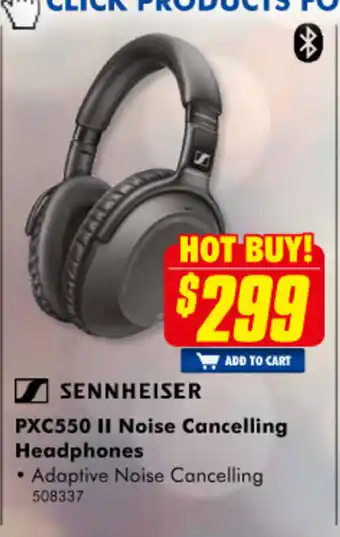 Sennheiser - PXC550 II Noise Cancelling Headphones - 508337