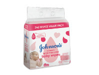 Chemist Warehouse Johnson's Baby Lightly Fragranced Wipes 3x80 Value Pack offer