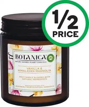 Woolworths Air Wick Botanica Candles or Reed Diffuser 80ml offer