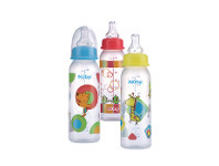 ePharmacy Nûby Printed Non Drip Feeding Bottles 240ml 0+ Months 3 Pack offer