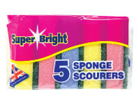 Chemist Warehouse Super Bright Sponge Scourers 5 Pack offer