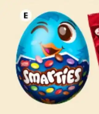 BIG W Smarties Giant Egg 200g offer