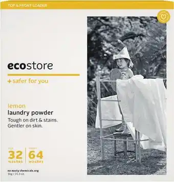 Woolworths Ecostore Laundry Powder 1 kg offer