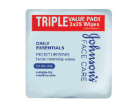 Chemist Warehouse Johnson's Daily Essentials Nourishing Dry Wipes 3 x 25 Pack offer