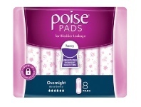 Poise Pads Overnight 8